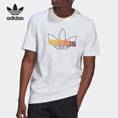 Adidas 运动T恤GN2428 三叶草男子圆领短袖 阿迪达斯正品 年新款