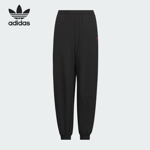 Adidas/阿迪达斯正品三叶草儿童梭织束脚休闲运动裤KF0329