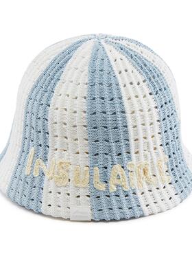 李宁正品INSULAiRE联名系列男女款时尚撞色休闲遮阳渔夫帽AMYV225