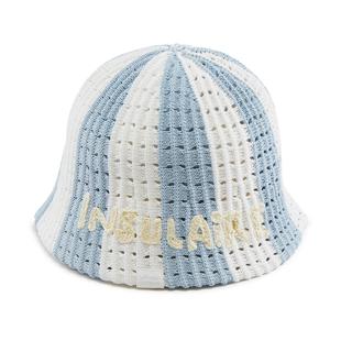 李宁正品INSULAiRE联名系列男女款时尚撞色休闲遮阳渔夫帽AMYV225