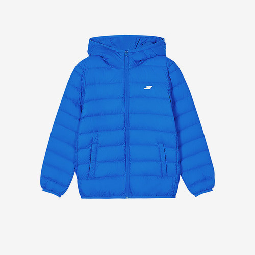 Skechers/斯凯奇正品2024冬季新款儿童时尚保暖轻薄羽绒服