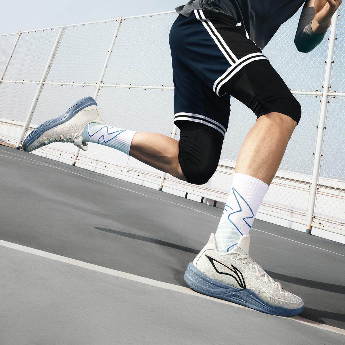 李宁正品2025新款刺客2男子稳定支撑减震防滑篮球场地鞋ABPV007