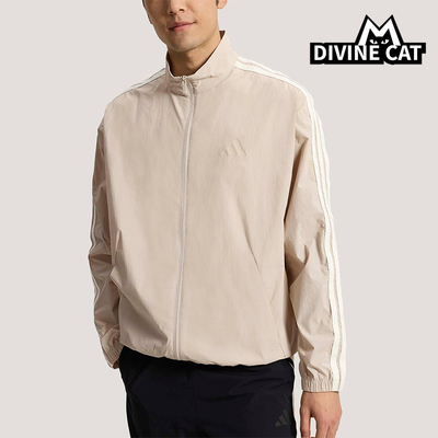 Adidas/阿迪达斯正品春季男士运动休闲经典梭织立领外套KR2521