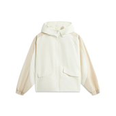 女士户外轻盈连帽运动简约夹克外套AFDV972 李宁正品 2025新款