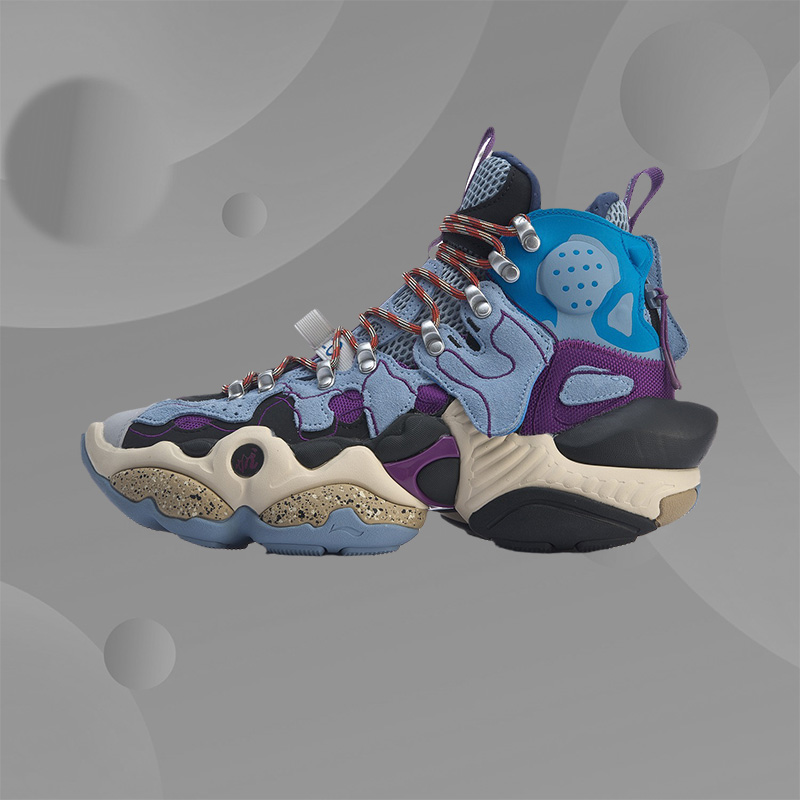 中国李宁正品冬季男女纽约时装周ACE篮球休闲鞋AGBP084