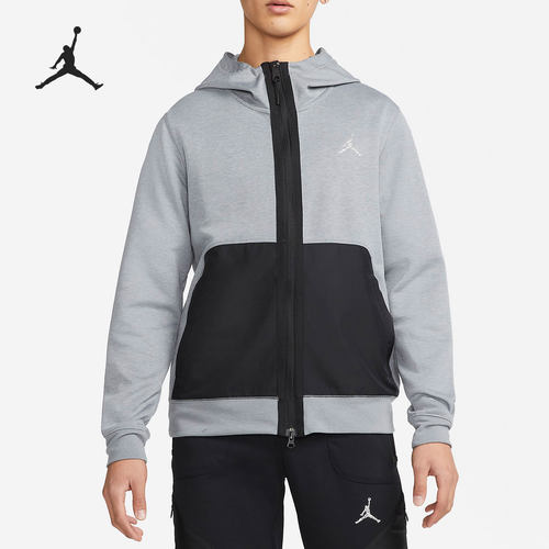 Nike/耐克正品JORDAN 当季男子运动拼接针织外套DJ0876-091