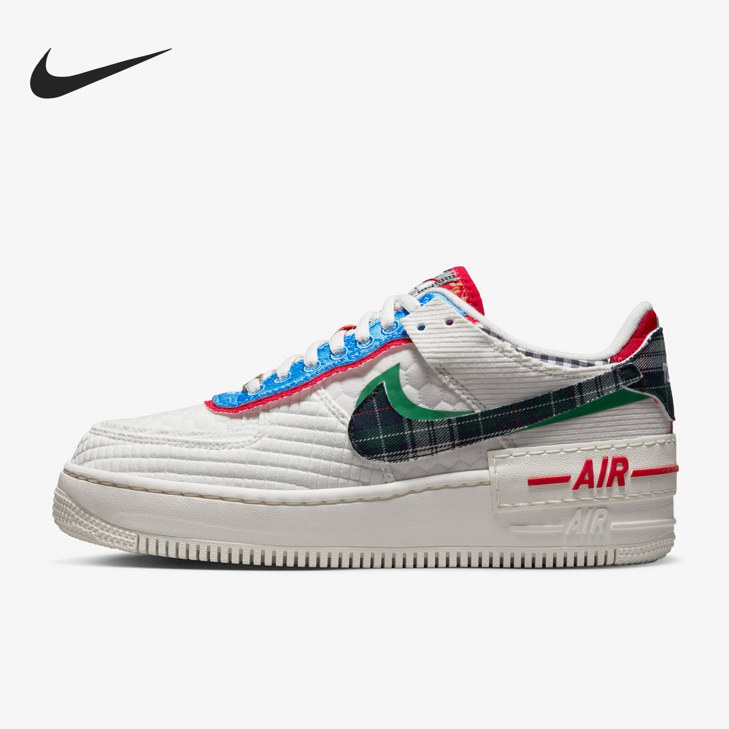 Nike/耐克正品Air Force 1 Shadow女士休闲板鞋DZ5193-100