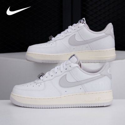 Nike/耐克正品Air Force Premium AF1白灰反光空一号板鞋CJ1631