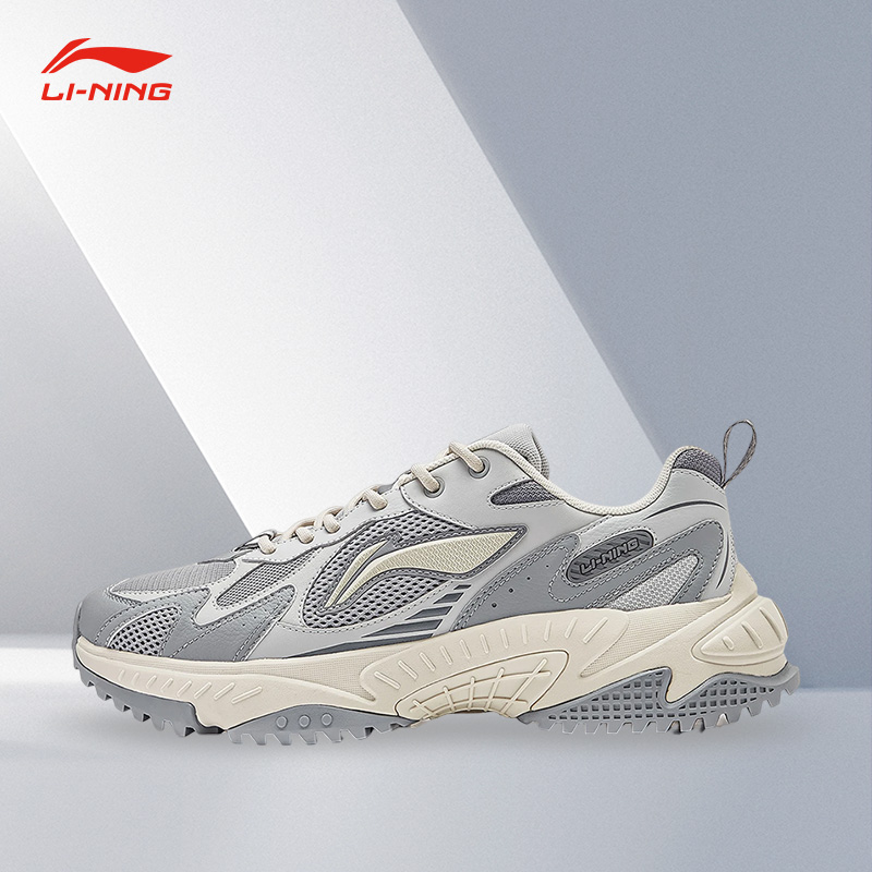 Lining/李宁秋季男子新款网面透气耐磨防滑运动休闲鞋AGCT311-4