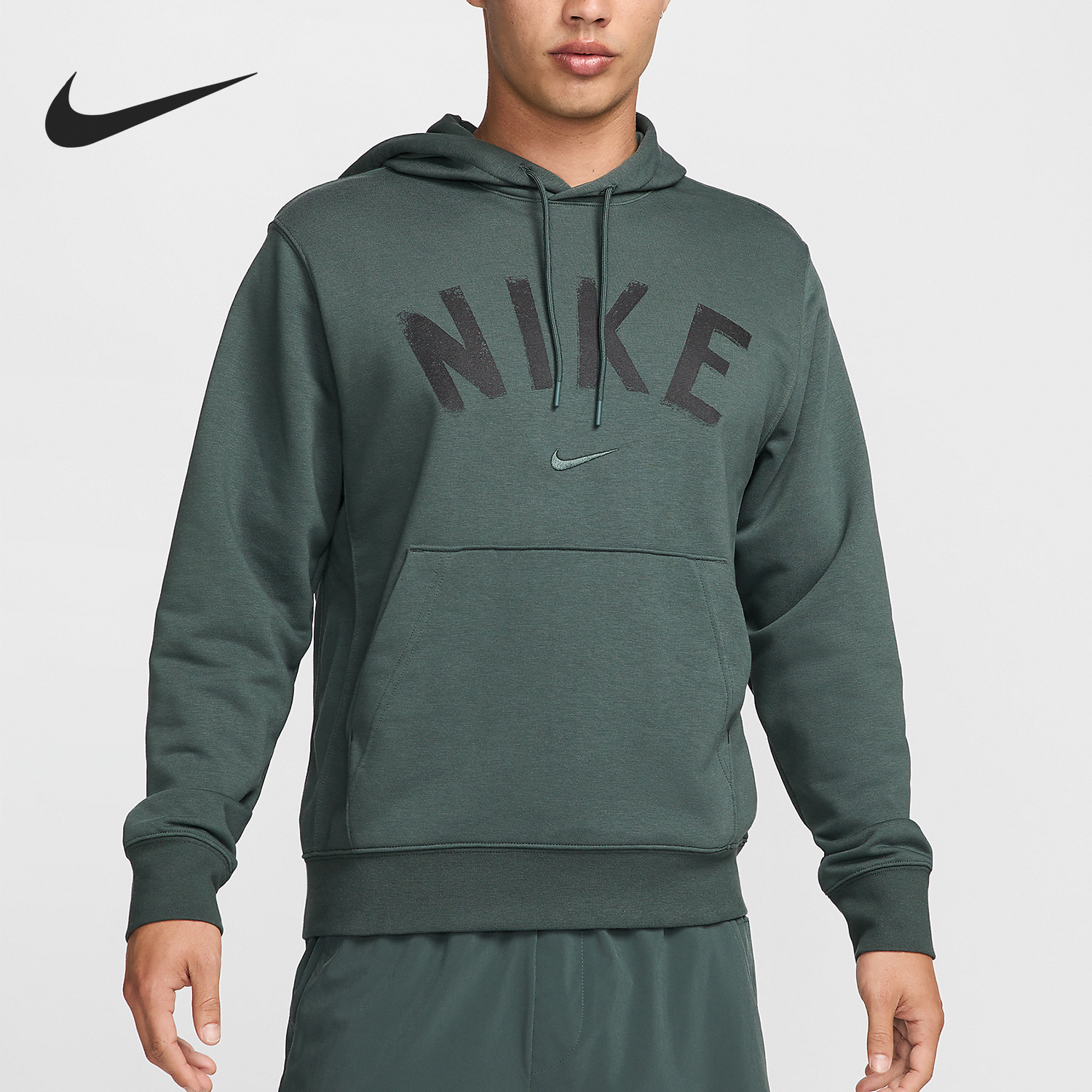 Nike/耐克正品Swoosh Dri-FIT男士宽松连帽卫衣FV9920-338