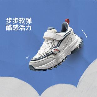 KIDS兒童加絨保暖減震回彈魔術貼休閑鞋 YKCV198 啟悅2 李寧正品