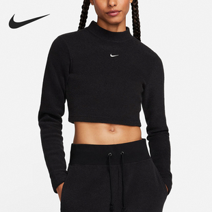 PLUSH女子长袖 PHOENIX 短款 时尚 010 Nike 卫衣FN3620 耐克正品