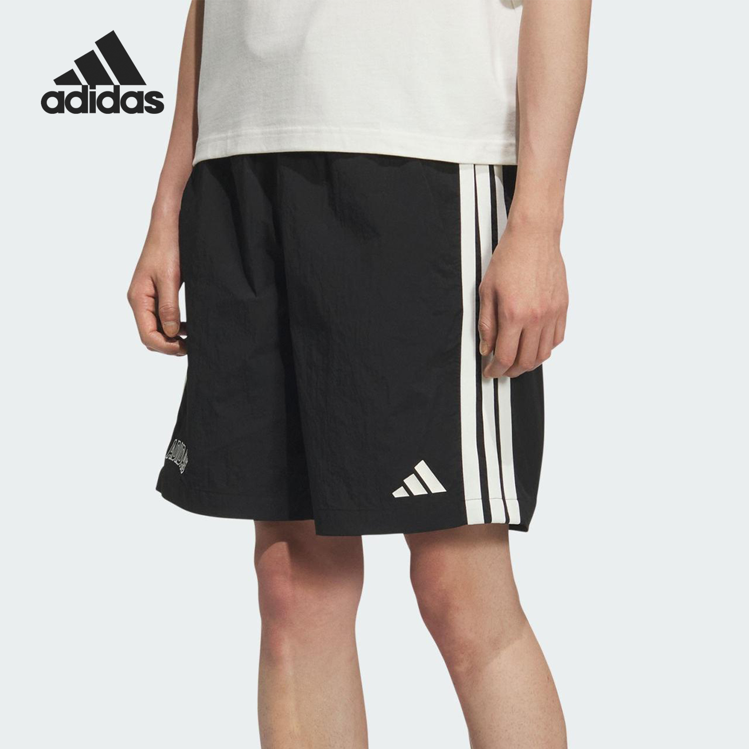 Adidas/阿迪达斯正品夏季男士拒水运动休闲系带短裤KC2843