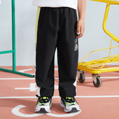 李宁正品 儿童时尚 潮流休闲宽松舒适束脚运动长裤 Lining YYKS103