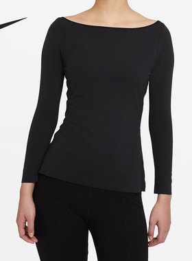 Nike/耐克正品女子瑜伽训练运动修身长袖T恤 DA0720-010