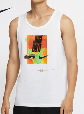 Nike/耐克正品DRI-FIT JDI男士图案透气训练背心CV2953-100