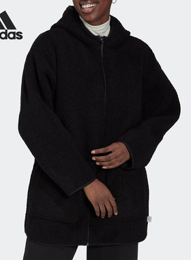 Adidas/阿迪达斯正品当季新款女子运动宽松休闲外套HM2841