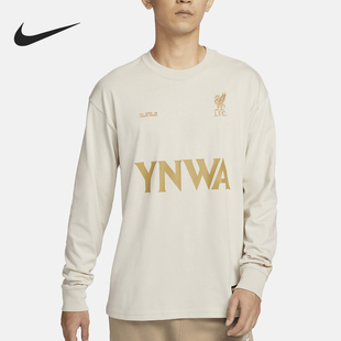 新款 春季 耐克正品 104 宽松足球运动长袖 T恤FZ8900 男士 Nike