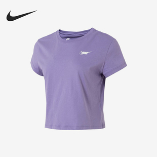 CLUB 耐克正品 527 短袖 HF9457 TEE女士运动针织短款 Nike