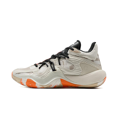 特步正品鏖战3男子防滑耐磨专业运动训练实战篮球鞋975119120013