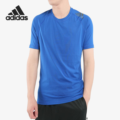 阿迪达斯男子吸汗透气短袖T恤