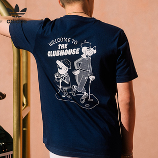 Adidas 年新款 男子运动圆领短袖 T恤IL9298 阿迪达斯正品