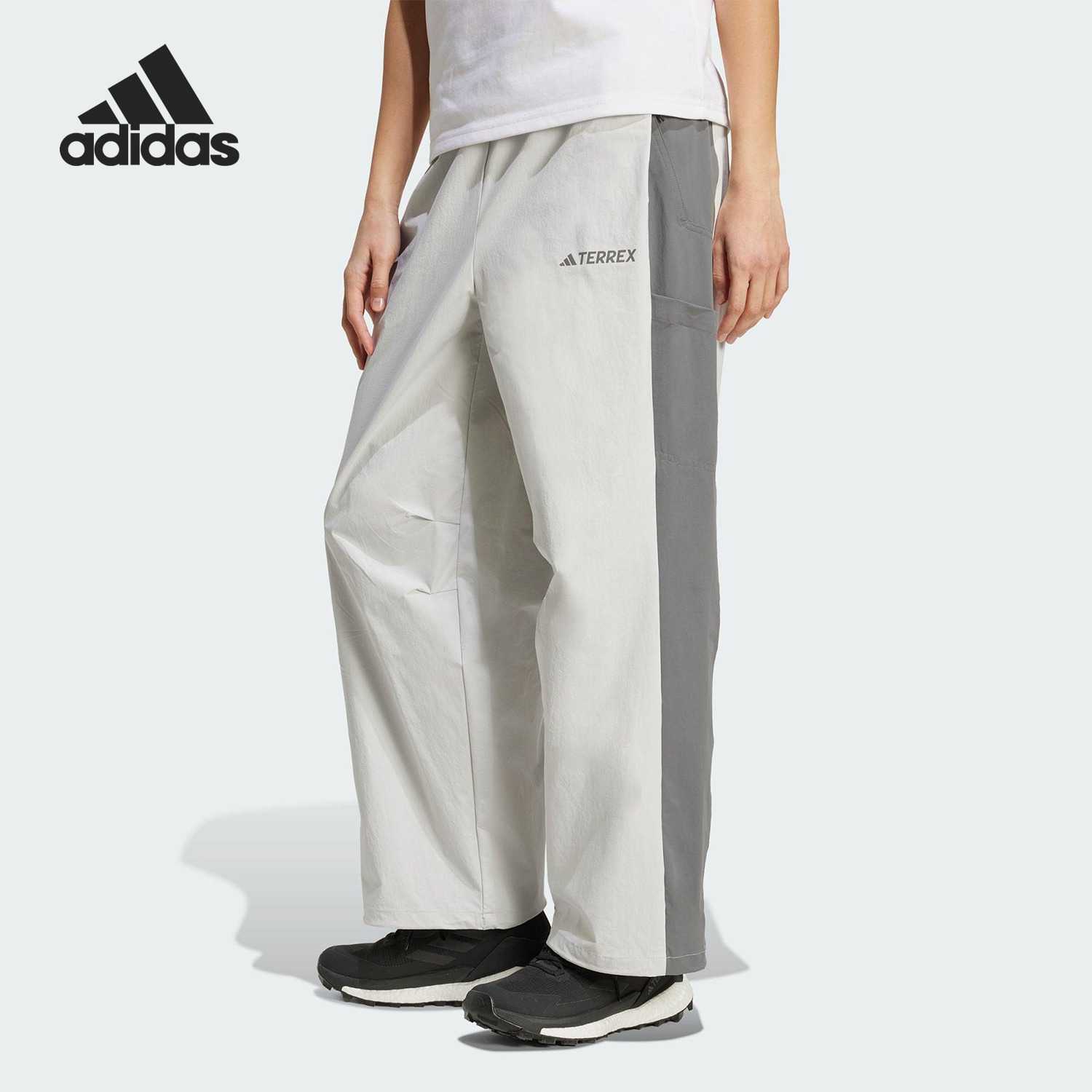 Adidas/阿迪达斯正品2025新款女士休闲户外防晒运动裤JW4818