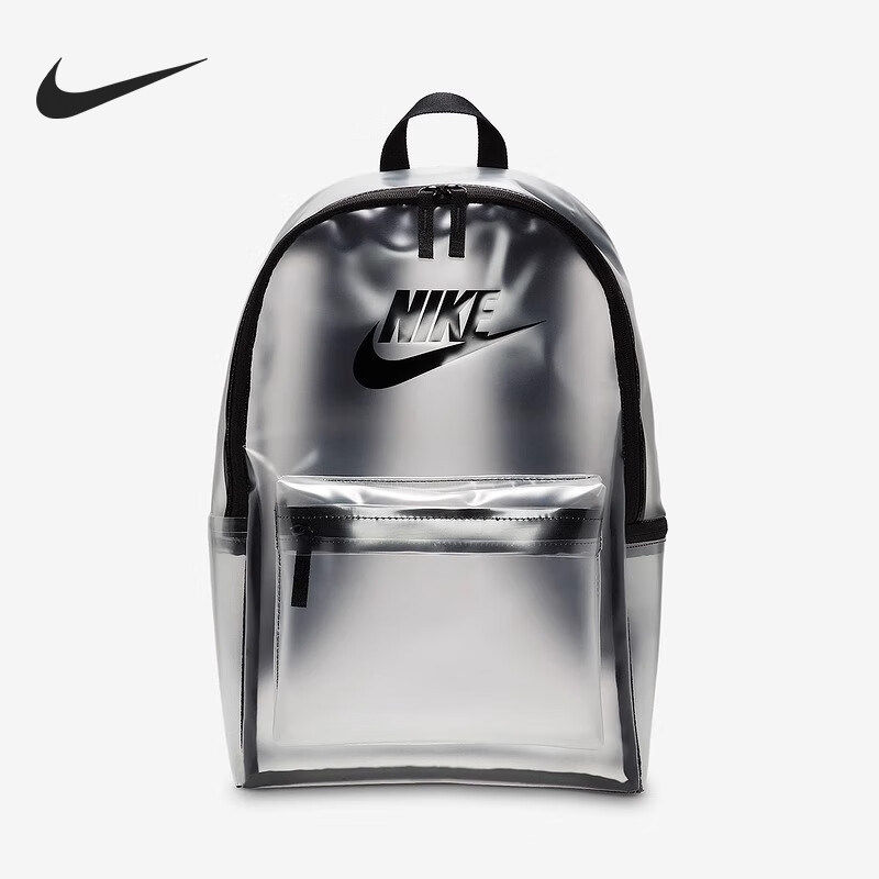 Nike/耐克正品2025夏季新款儿童金属银亮面双肩包HV8920-908