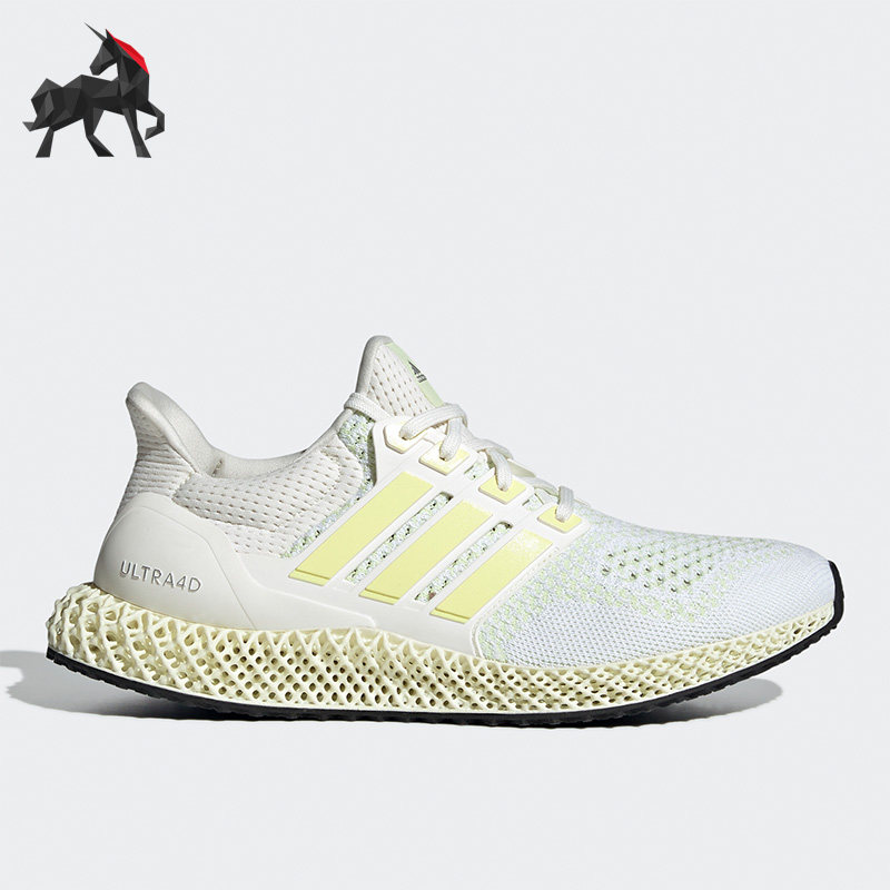 Adidas/阿迪达斯正品Ultra 4D男子运动缓震低帮系带跑步鞋GX6366