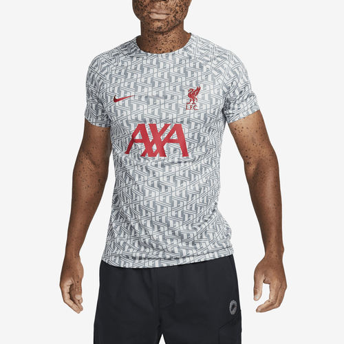 Nike耐克正品利物浦俱乐部印花几何图案圆领短袖足球DR4904-013