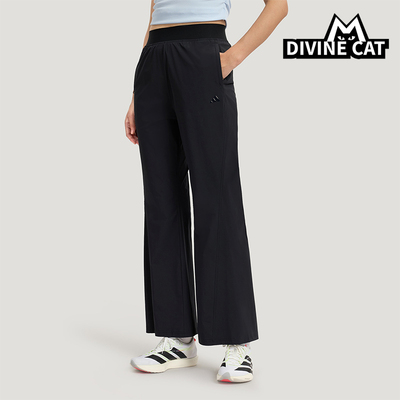Adidas/阿迪达斯正品夏季女士户外时尚休闲防晒高腰微喇裤KH2621