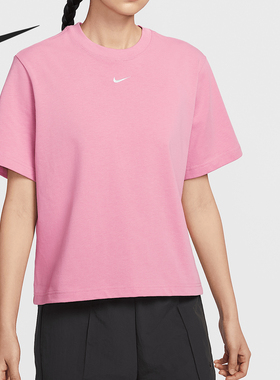 Nike/耐克正品夏季新款女士针织透气圆领短袖T恤DD1238-699