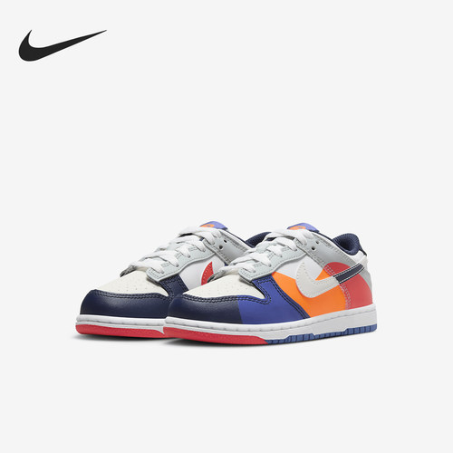 Nike/耐克正品DUNK LOW小童轻便耐磨休闲运动板鞋FQ7673-100