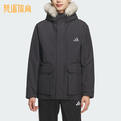 Adidas/阿迪达斯正品V PARKA DOWN男士运动拒水保暖羽绒服KQ5509