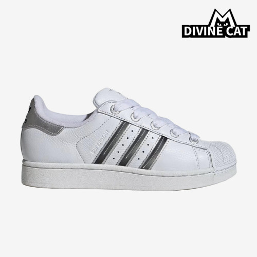 Adidas/阿迪达斯正品三叶草女士时尚减震透气舒适板鞋JR4233