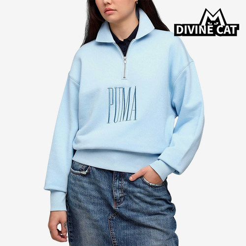 Puma/彪马正品PremiumEssentials套头经典简约亲肤卫衣632056-48
