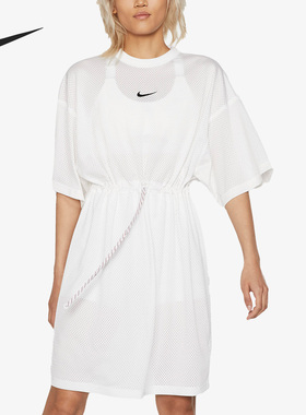 Nike/耐克正品Lab Collection女子网眼休闲连衣裙CJ0177-100