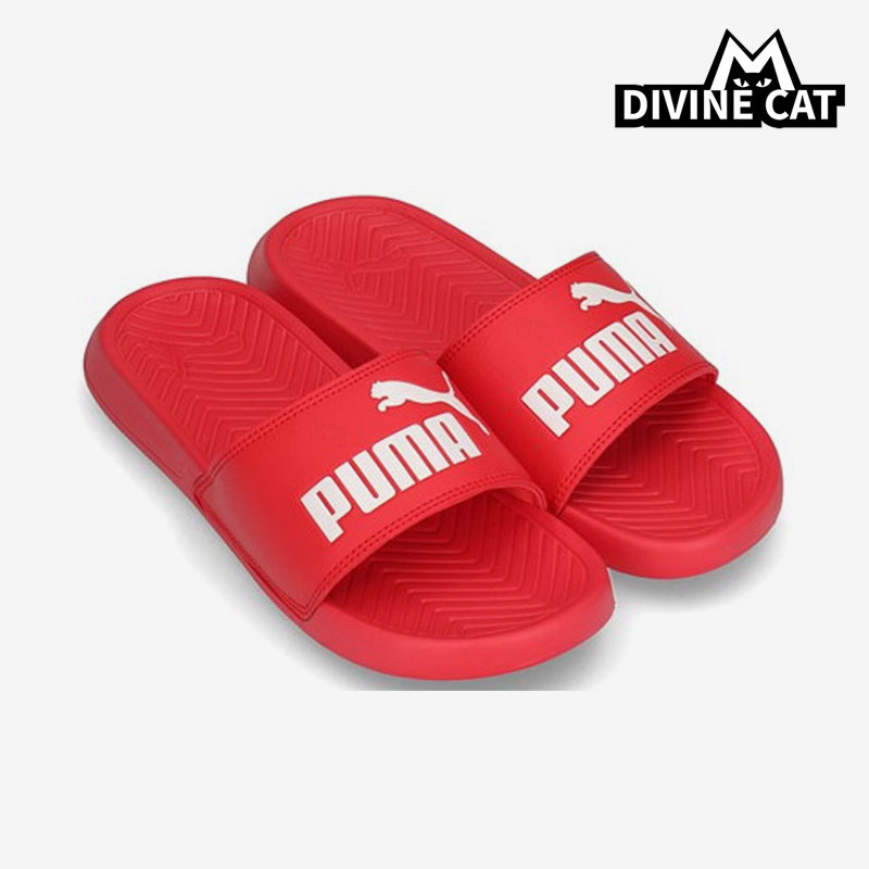 Puma/彪马正品Popcat桃红色软底居家经典休闲户外拖鞋360265-45