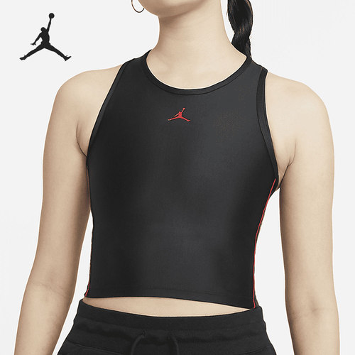 Nike/耐克正品 JORDAN ESSENTIAL 女子短款运动背心T恤DD0284-657