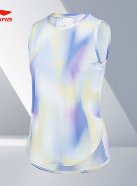 Lining/李宁正品健身系列女子时尚休闲冰感舒适运动背心AVST112