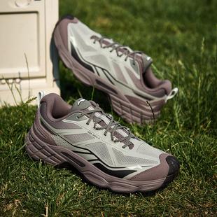 AHCV071 男女轻量复古运动耐磨透气户外休闲鞋 李宁正品 2025新款