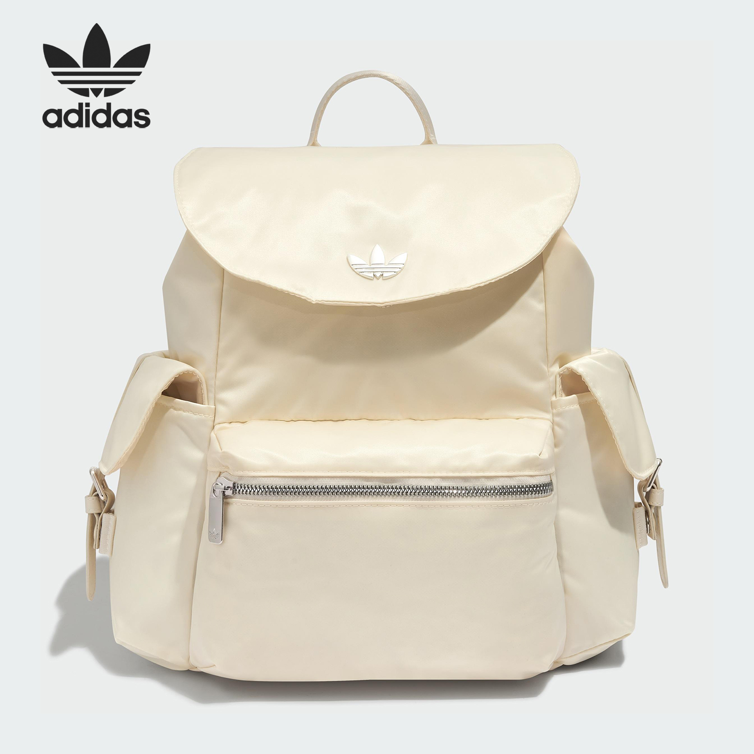 Adidas/阿迪达斯正品三叶草女士简约休闲便携双肩背包KC2760