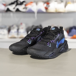 李宁正品先锋力TEAM 男小大童反光轻质缓震实战篮球鞋YKBV006-5