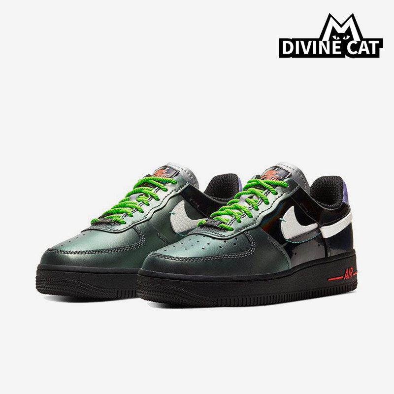 Nike/耐克正品AirForce107LX新款男黑绿色经典休闲板鞋CT7359-001