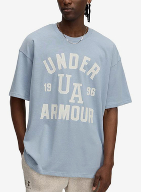 UA/安德玛正品夏季新款男子时尚潮流百搭圆领短袖T恤1390179-465