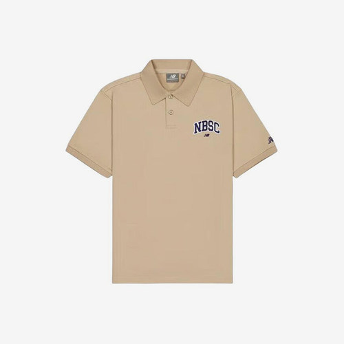 New Balance/NB正品2025新款男子经典复古短袖POLO衫NFE22011-DB