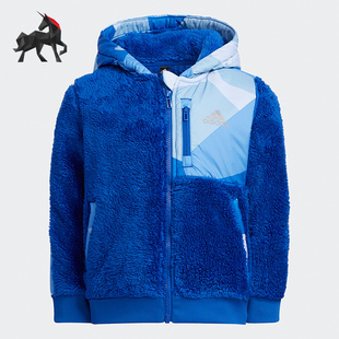 Adidas/阿迪达斯正品秋季大童装训练休闲运动梭织夹克 GU3242