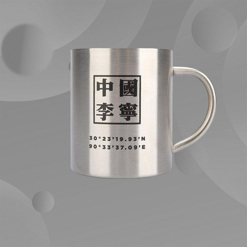 Lining/李宁正品纽约时装周走秀款潮流运动户外不锈钢水杯AQTP078