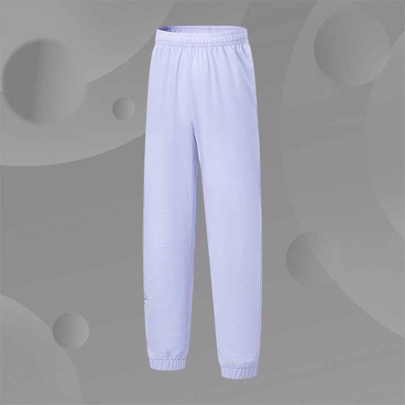 Lining/李宁正品女大童跑步系列束脚速干凉爽透气运动长裤YYKT020