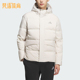 Adidas 阿迪达斯正品 LINEAR男女运动日常保暖连帽羽绒服KQ5523